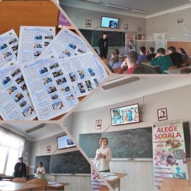 #Caravanaprofesiilor la Gimnaziu din Durlești