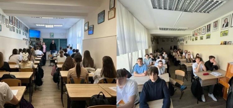 #Caravanaprofesiilor în vizită la Liceul Teoretic „Iulia Hașdeu ” și IP Liceul Teoretic “Onisifor Ghibu” din Chișinău