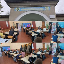 Caravana Meseriilor la Gimnaziul 42 din Chișinău