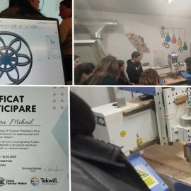 Prelucrarea CNC la Clubul Tinerilor Makeri!