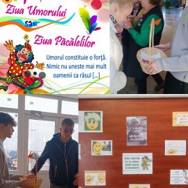 Astăzi, de 1 aprilie, școala noastră a fost plină de râsete și voie bună!