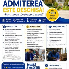 Admiterea 2026–2027 la Școala Profesională nr. 6 din Chișinău